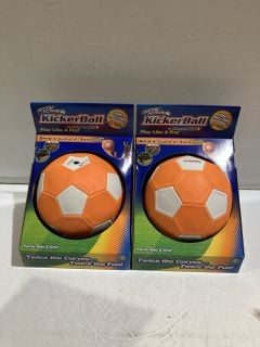 BOX OF ASSORTED ITEMS TO INC STAY ACTIVE KICKER BALL