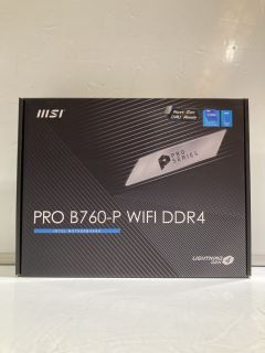 PRO SERIES PRO B760-P WIFI DDR4 LIGHTING GEN 4 RRP: £140