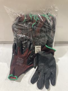 QTY OF ASSORTED ITEMS TO INC WORKING MENS GLOVES SIZE 7