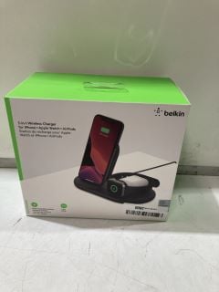 BELKIN 3-IN-1 WIRELESS CHARGER FOR IPHONE,APPLE WATCH AND AIRPODS