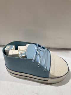 4 X COMARCO LIGHT BLUE MULBERRY PAPER SHOE