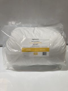 2 X ANTI ALLERGY ALL SEASON DUVET 7.5 TOG SINGLE