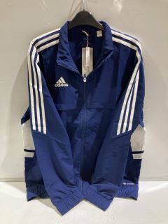 ADIDAS JACKET COLOUR BLUE SIZE M