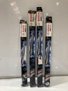 4 X BOSCH AERO TWIN WIPER BLADES