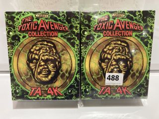 2 X BLU-RAY THE TOXIC AVENGER COLLECTION IN 4K 18+ ID MAY BE REQUIRED