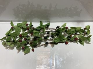 QTY OF PLASTIC BERRY FLOWER STEMS