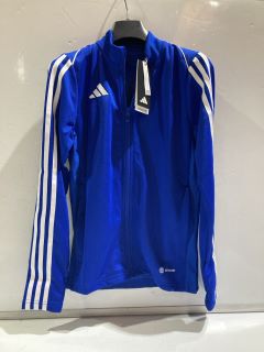 ADIDAS BLUE TRACK TOP SIZE 11/12Y