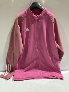 ADIDAS PINK TRACK TOP SIZE L