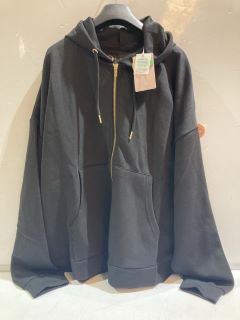 Q SPORTSWEAR BLACK ZIP HOODY SIZE Q1/46