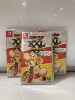 3 X NINTENDO SWITCH ASTERIX & OBELIX XXL ROMASTERED