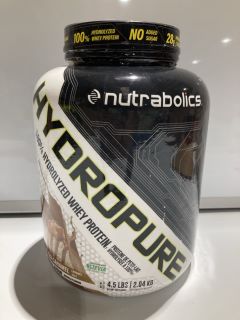 NUTRABOLICS 100% HYDROLYZED WHEY PROTIEN POWDER - NO ADDED SUGAR