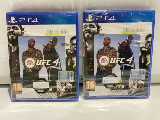 QTY OF GAMES INCLUDING UFC4 PS4 (18+  ID MAY BE REQUIRED)