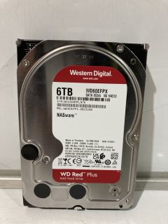 WESTERN DIGITAL RED PLUS 6TB NAS HARD DRIVE RRP £150