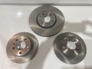 3 ASSORTED BRAKE DISCS