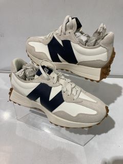 NEW BALANCE 372 TRAINER BEIGE/NAVY WOMENS SIZE 7 RRP £110