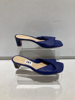 REFORMATION HEELS BLUE UK 8