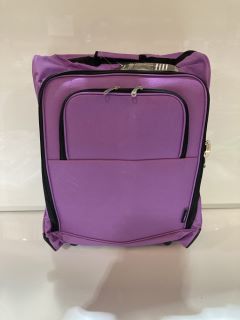 FLYMAX CABIN BAG/SMALL SUITCASE 56X45X25CM 57L PURPLE