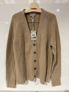 PURE COLLECTION 100% CASHMERE BUTTON UP CARDIGAN SIZE 12