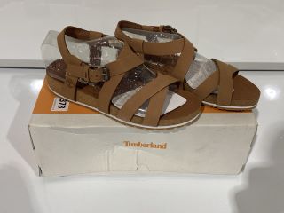 TIMBERLAND WOMENS MALIBU WAVES ANKLE STRAP SANDAL, NUBUCK SIZE 9