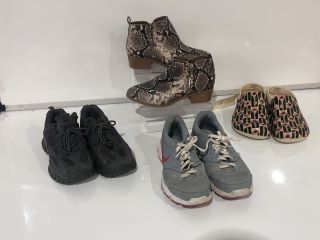 QTY OF ASSORTED SHOES TO INCLUDE NIKE VAPORMAX TRAINERS UK 10