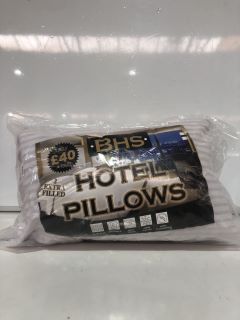 2 X BHS HOTEL PILLOWS - 2 PACK