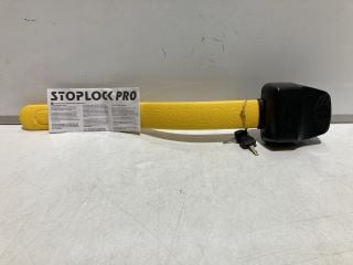 STOPLOCK PRO MAXIMUM SECURITY STEERING WHEEL IMMOBILISER