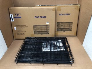 3 X 24" DOG CRATES: LOCATION - C3