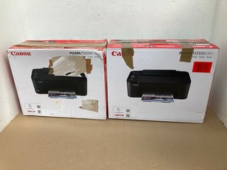 2 X CANON PIXMA TS3550I 3 IN 1 WIRELESS PRINTERS IN BLACK: LOCATION - C6