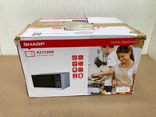 SHARP R272WM 20L MICROWAVE OVEN IN WHITE: LOCATION - C7