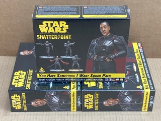 3 X STAR WARS SHATTERPOINT YOU HAVE SOMETHING I WANT SQUAD PACKS - COMBINED RRP £120.00: LOCATION - C12