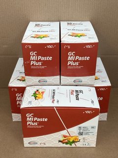 6 X BOXES OF GC MI PASTE PLUS IN VARIOUS FLAVOURS - BBE 17/1/26: LOCATION - C15