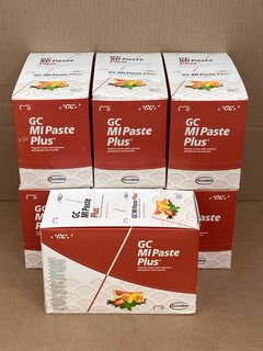 7 X BOXES OF GC MI PASTE PLUS IN VARIOUS FLAVOURS - BBE 17/1/26: LOCATION - C15