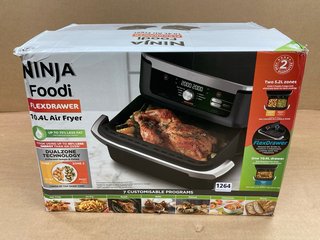 NINJA FOODI FLEX DRAWER 10.4L AIR FRYER - RRP £270.00: LOCATION - D13