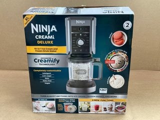 NINJA CREAMI DELUXE 10 IN 1 ICE CREAM & FROZEN DRINK MAKER - RRP £249.99: LOCATION - D13