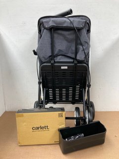 CARLETT COMFORT ICE SHOPPING TROLLEY IN VOLCANO BLACK: LOCATION - D13