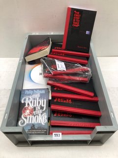 QTY OF BOOKS TO INCLUDE 'THE RUBY IN THE SMOKE' BY PHILIP PULLMAN: LOCATION - A2