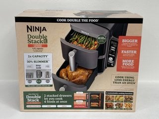 NINJA DOUBLE STACK 9.5L AIR FRYER - MODEL SL400UK - RRP £270.00: LOCATION - FRONT BOOTH