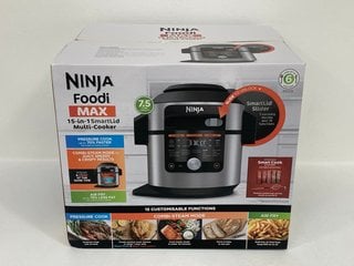 NINJA FOODI MAX 15 IN 1 SMARTLID MULTI-COOKER - MODEL OL750UK - RRP £369.99: LOCATION - FRONT BOOTH