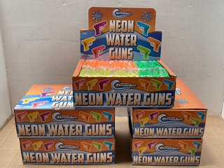 5 X BOX OF HENBRANDT NEON WATER GUNS: LOCATION - A6