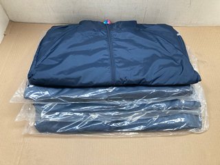 5 X RESULT WATERPROOF JACKETS IN NAVY - UK M: LOCATION - A8