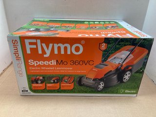 FLYMO SPEEDI MO 360VC ELECTRIC WHEELED LAWNMOWER: LOCATION - A8