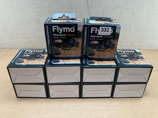 10 X FLYMO FLY106 STANDARD CHARGERS: LOCATION - A9