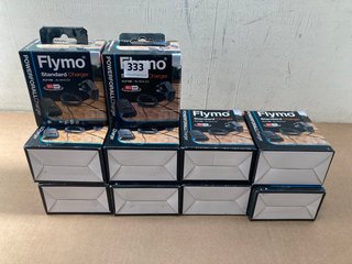 10 X FLYMO FLY106 STANDARD CHARGERS: LOCATION - A9