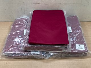 QTY OF PREMIER BIB APRONS IN BURGUNDY - ONE SIZE: LOCATION - A10