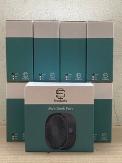 9 X MINI DESK FANS: LOCATION - A10