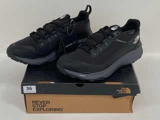 THE NORTH FACE VECTIV EXPLORIS MENS TRAINERS IN BLACK - UK SIZE 9.5 - RRP £140.00: LOCATION - FRONT BOOTH