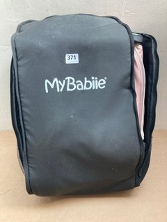 MY BABIIE PORTABLE STROLLER IN BLACK/PINK: LOCATION - A10