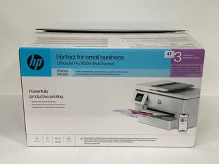 HP OFFICEJET PRO 9720E WIDE FORMAT PRINTER - RRP: £179.99: LOCATION - FRONT BOOTH