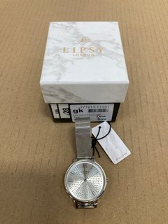 LIPSY LONDON WATCH IN SILVER: LOCATION - B13