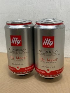 2 X ILLY CLASSICO ESPRESSO 3000G COFFEE BEANS - BBE 4/25: LOCATION - B13